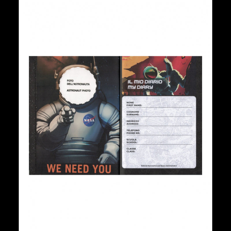 Diario Nasa Standard 10 Mesi  - Non Datato 2022/2023