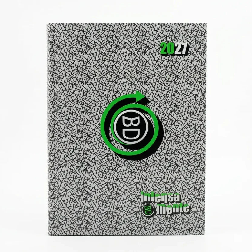 Diario Scuola Seven Bastardi Dentro 2027 Pocket – Optical Scratch Grigio Intensamente
