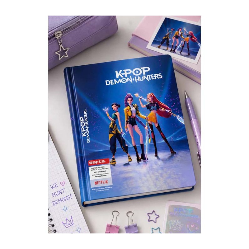 Diario Scuola K-Pop Demon Hunters – Agenda Scolastica Copertina Morbida