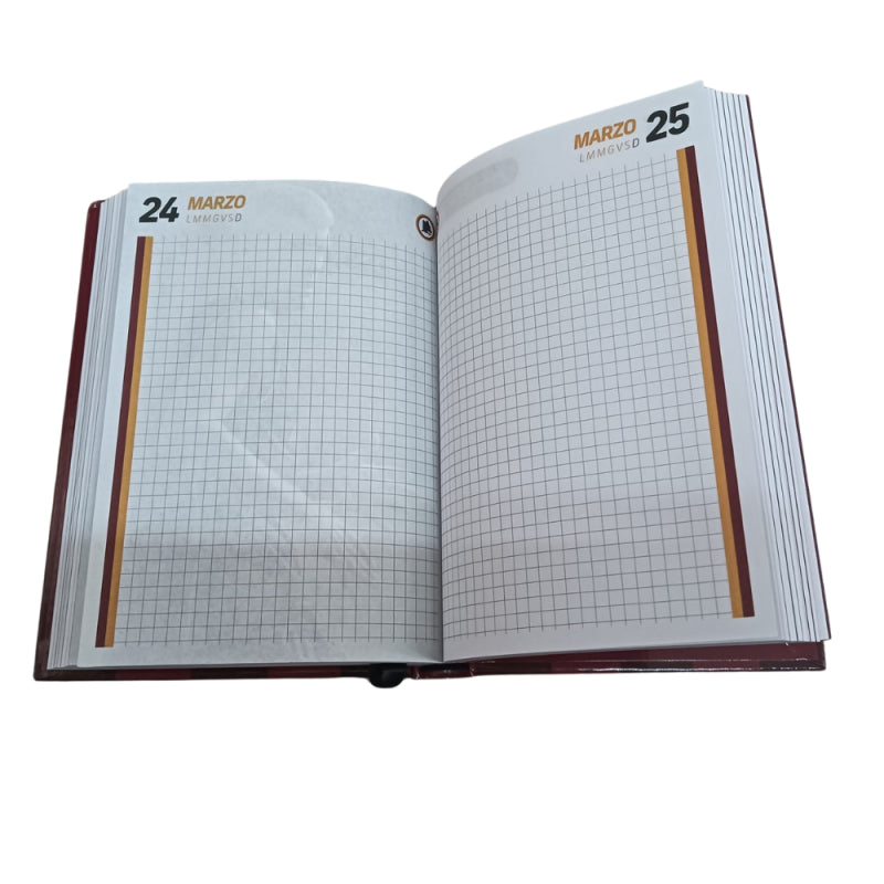 Diario Scuola Standard Roma Con Copertina Lucida 12 Mesi, 13,6x18,3 Cm - Seven