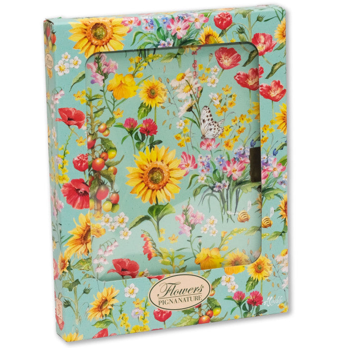 Diario Segreto 13 x 18 cm con Lucchetto Nature Flowers Pigna