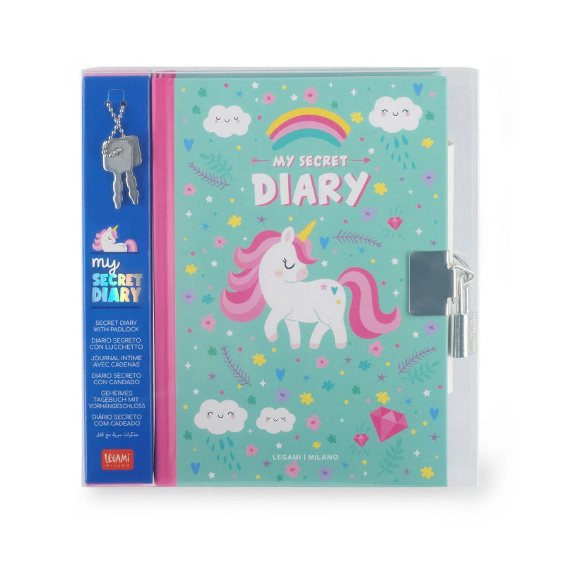 Diario Segreto Con Lucchetto Legami Unicorn - My Secret Diary
