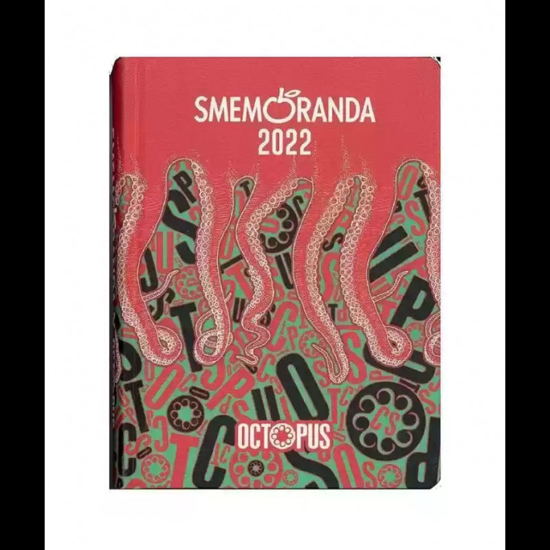 Diario Smemoranda Octopus Pink 2022 16 Mesi