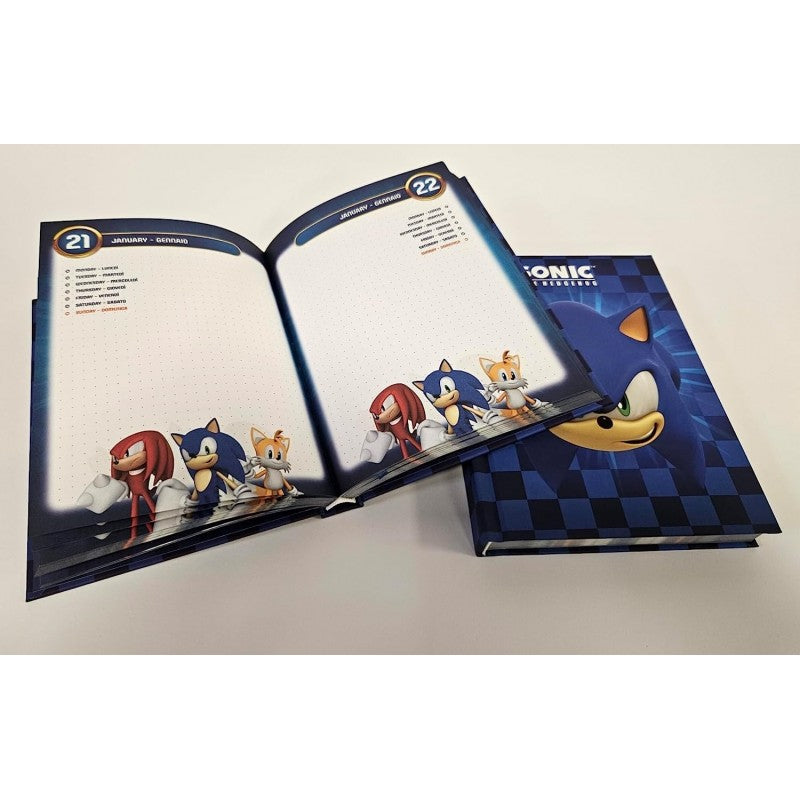 Diario Sonic E Friends Standard 10 Mesi - Non Datato