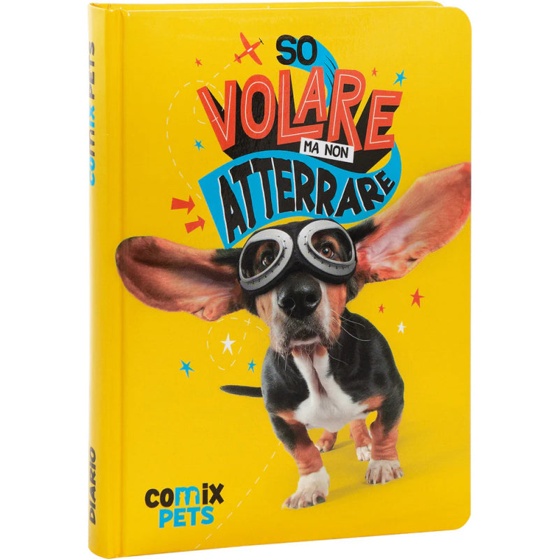 Diario Standard Comix Pets 12 Mesi 2024/25 Giornaliero Giallo