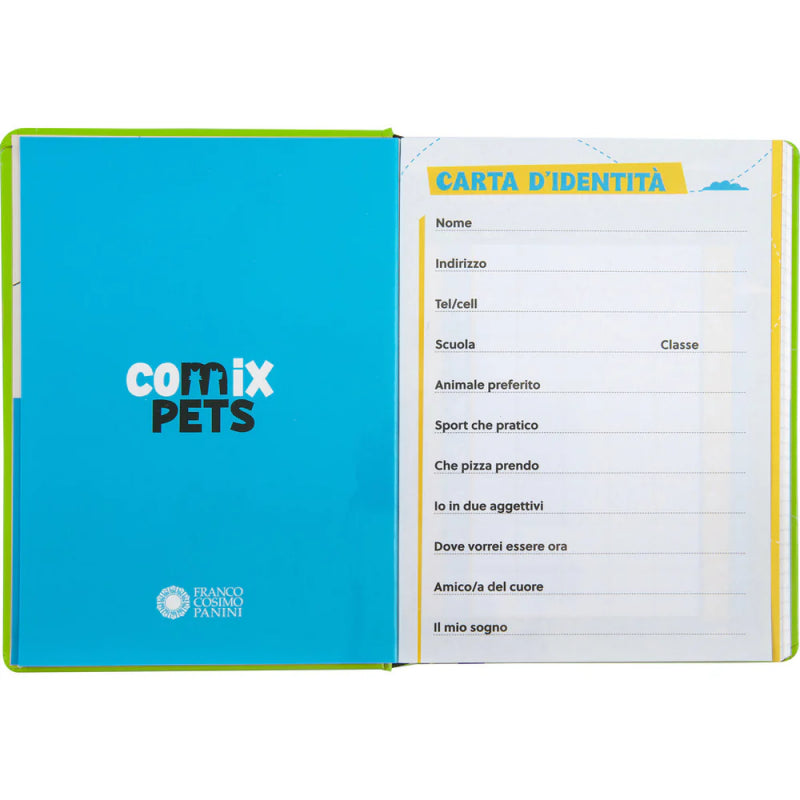 Diario Standard Comix Pets 12 Mesi 2024/25 Giornaliero Verde