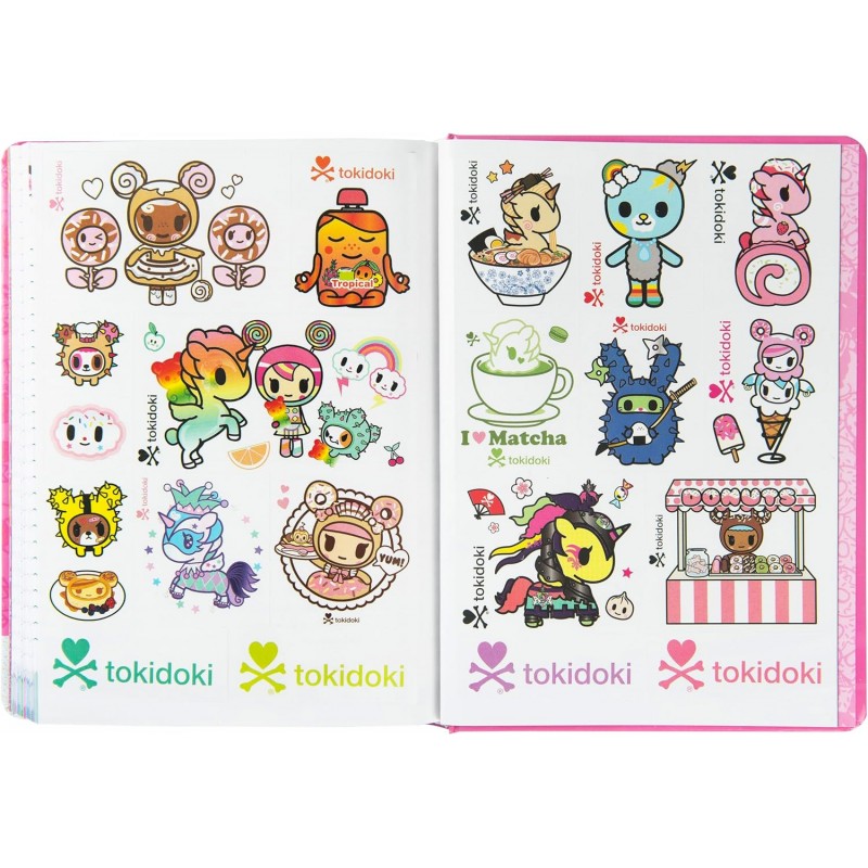 Diario Tokidoki Standard 12 Mesi 2024-2025 Rosa 13,5x18cm