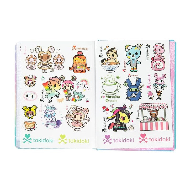 Diario Tokidoki Standard 2024-2025 Azzurro 13,5x18 Cm