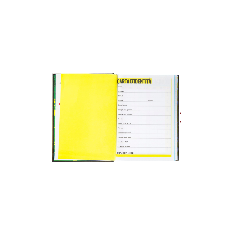 Diaro Scuola Panini Calciatori, Standard 12 Mesi Con Copertina Rigida, Anno 2024/25, 13x17,8 Cm