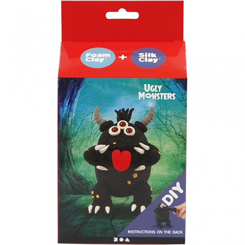 Diy Kit Funny Monster Nero – Set Creatività