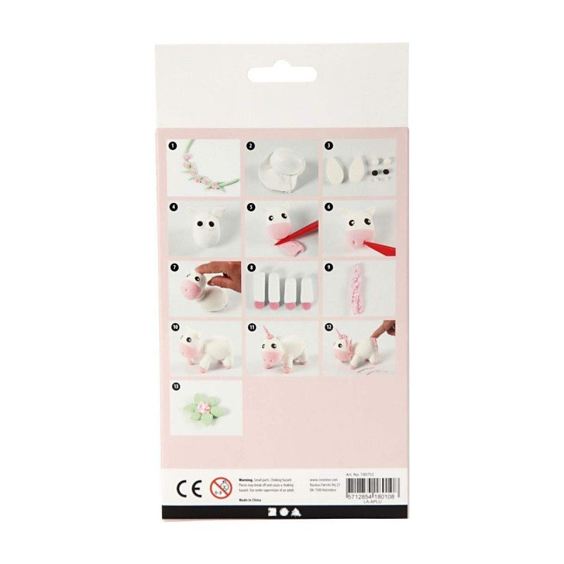 Diy Kit Unicorn Baby Blanca – Set Creatività