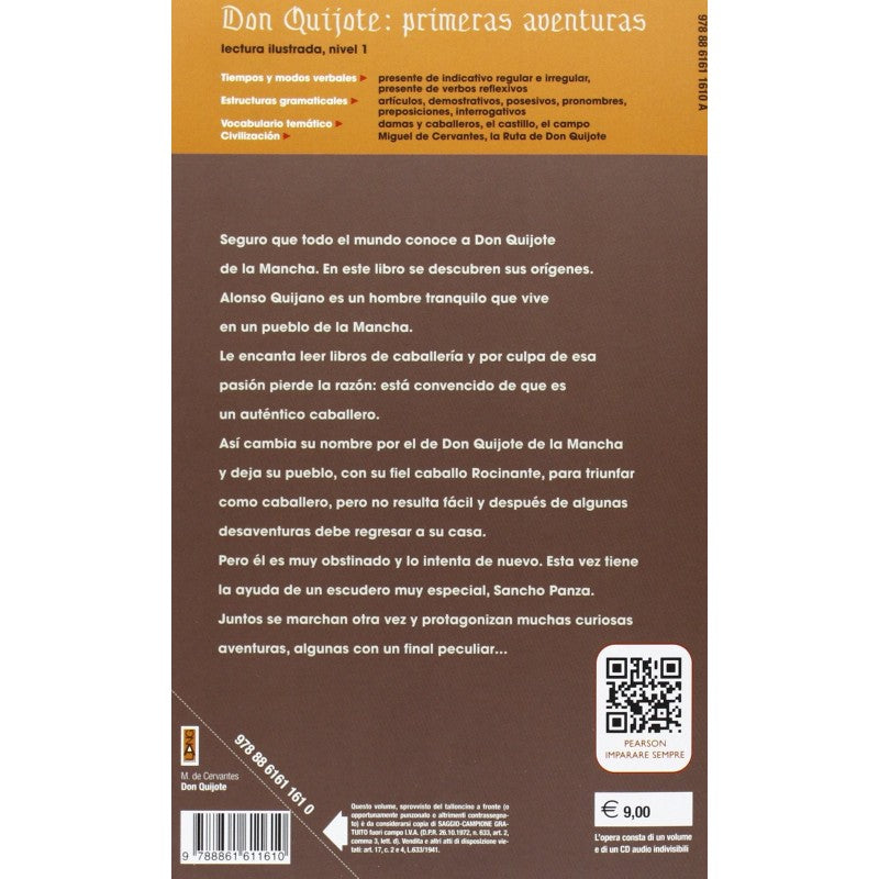 Don Quijote: Primeras Aventuras. Con Cd Audio [lingua Spagnola]