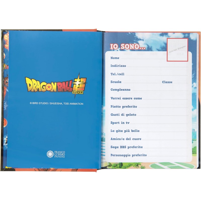 Dragon Ball Super - Diario Scuola 2024-2025 Ufficiale Dragon Ball, Diario 12 Mesi, 13 X 17,8 Cm