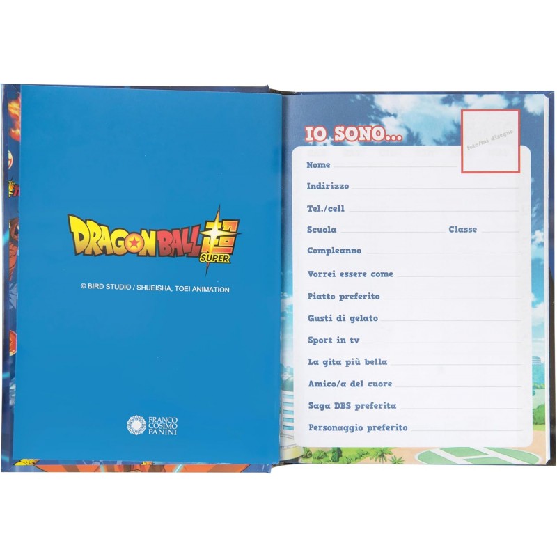 Dragon Ball Super - Diario Scuola 2024-2025 Ufficiale Dragon Ball, Diario 12 Mesi, 13 X 17,8 Cm