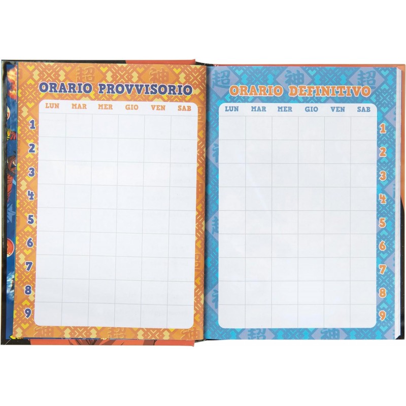 Dragon Ball Super - Diario Scuola 2024-2025 Ufficiale Dragon Ball, Diario 12 Mesi, 13 X 17,8 Cm