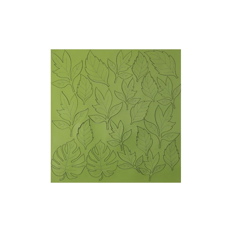 Eco Pelle Nappa Foglie Color Mela