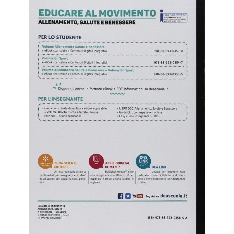 Educare Al Movimento. Allenamento, Salute E Benessere-gli Sport.