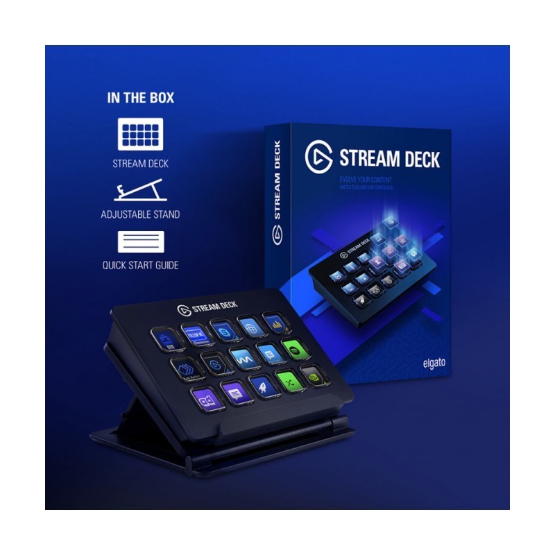 Elgato Stream Deck, Control Pad Personalizzabile Per Lo Streaming Con 15 Tasti Lcd  - In Arrivo
