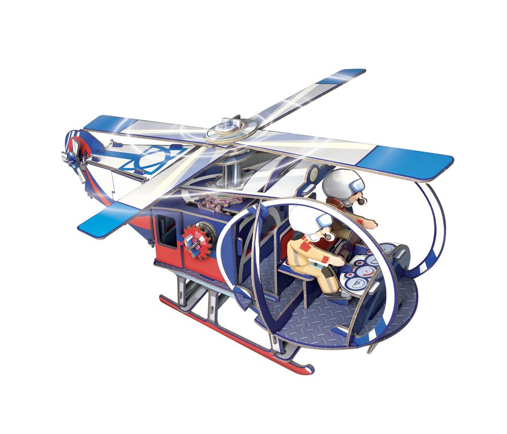 In Volo Con L’elicottero, Da Grande Sarò, Con puzzle 3D – Raffaello