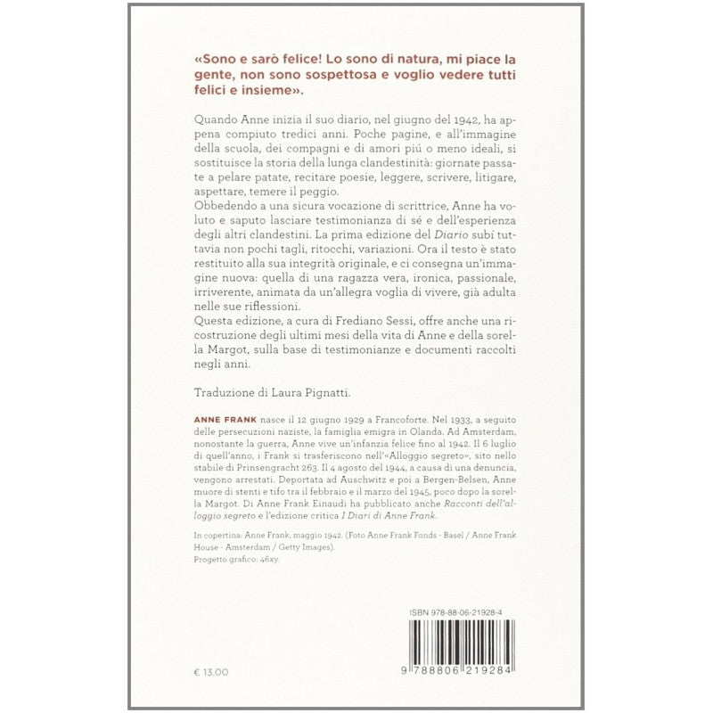 Enne Frank Diario Einaudi