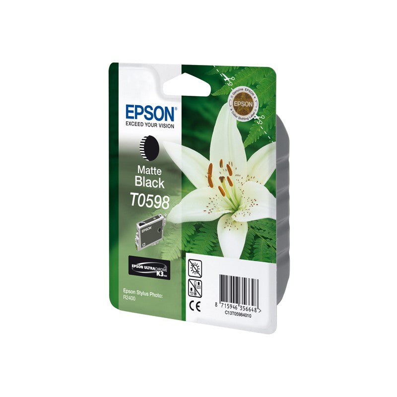 Epson Cartuccia Matte Black (nero Opaco) T0598, 13ml