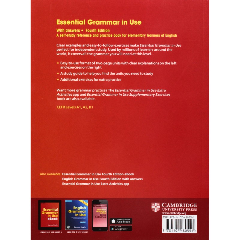 Essential Grammar In Use Fourth Edition With Answers