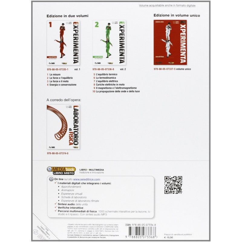 Experimenta Vol. 2 Corso Di Fisica.