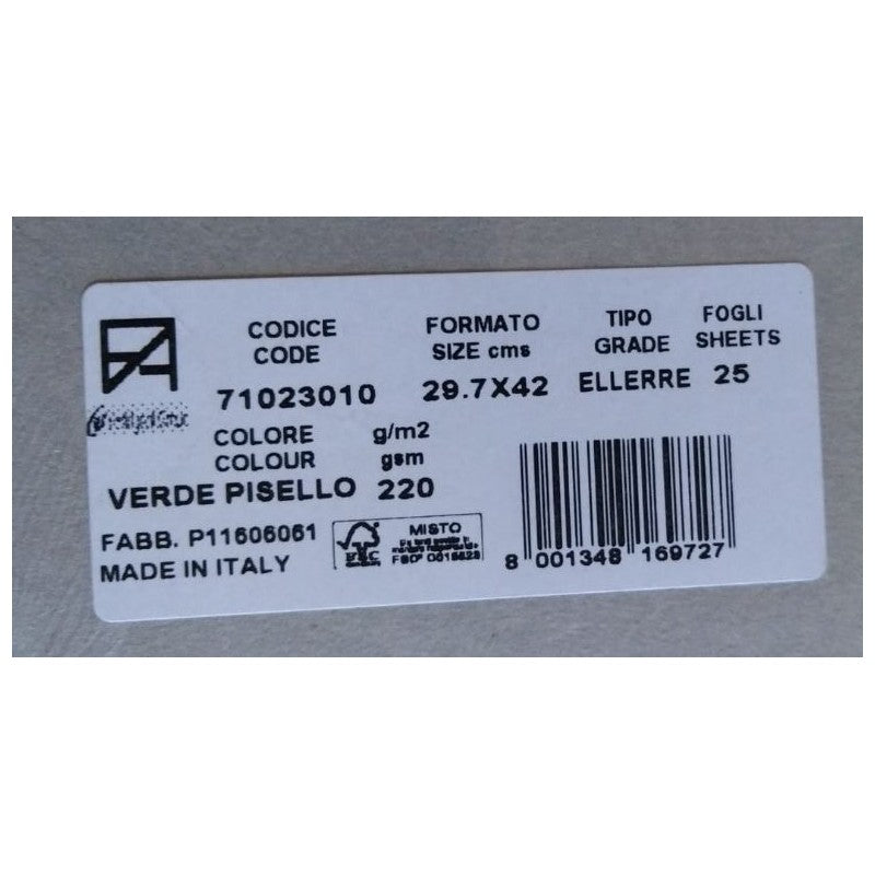Fabriano Cartacrea A3 – 71023010 Verde Pisello