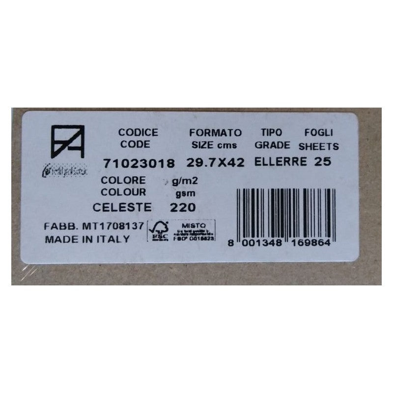 Fabriano Cartacrea A3 – 71023018 Celeste