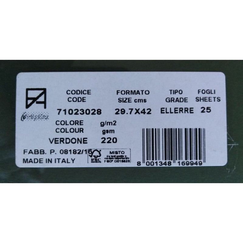Fabriano Cartacrea A3 – 71023028 Verdone