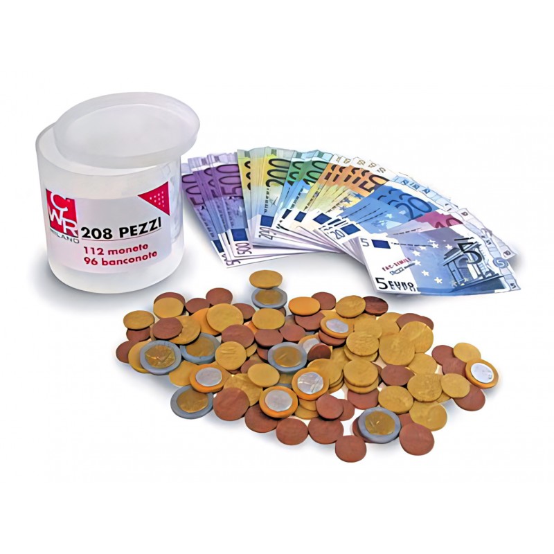 Fac-simile 96 Banconote + 112 Monete - Cwr