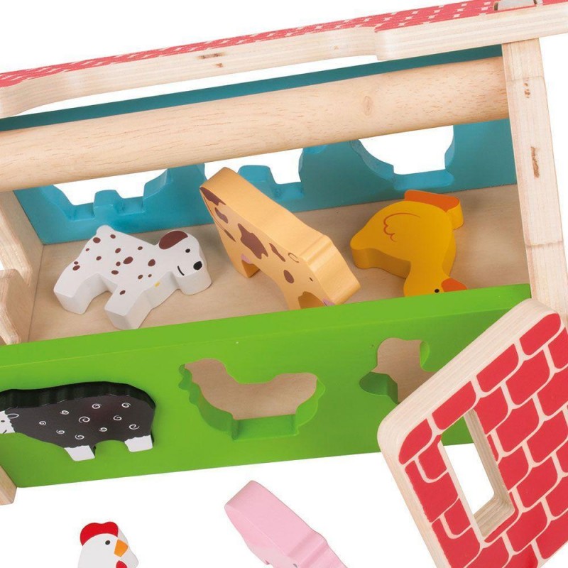 Fattoria Delle Forme In Legno – Bigjigs Toys