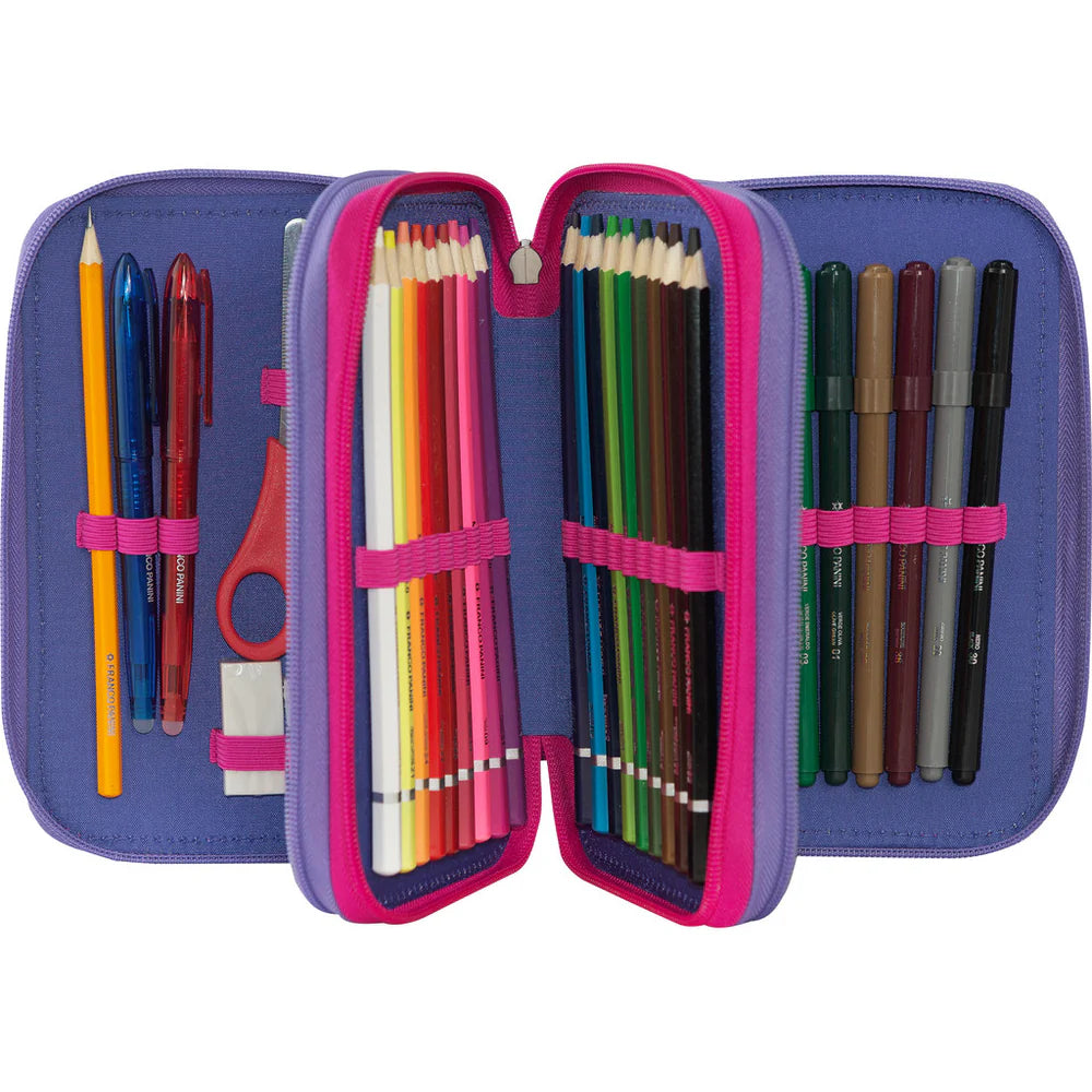 Astuccio 3 Zip WWF Koala - Viola - Franco Cosimo Panini