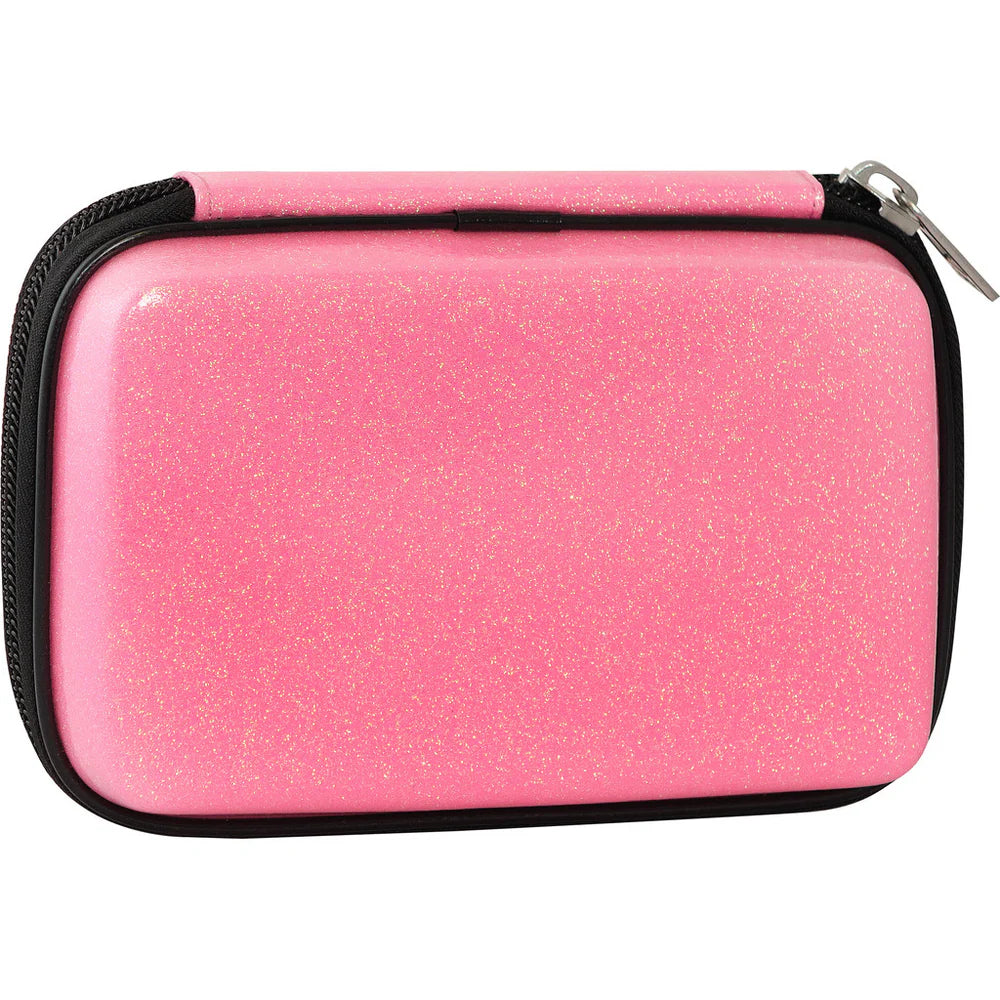 Astuccio COMIX Maxi Zip Glitter Cover Rigida con Maxi Logo in Rilievo, 21 x 14,5h x 6,5 cm – Colori Assortiti