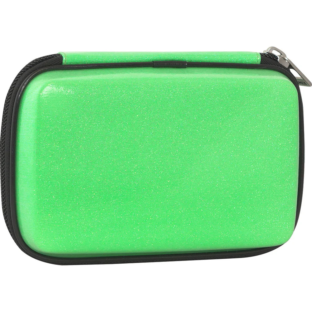 Astuccio COMIX Maxi Zip Glitter Cover Rigida con Maxi Logo in Rilievo, 21 x 14,5h x 6,5 cm – Colori Assortiti