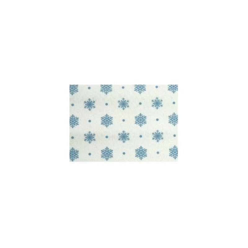 Feltro Stampato “fiocco” – Latte/avio – Renkalik