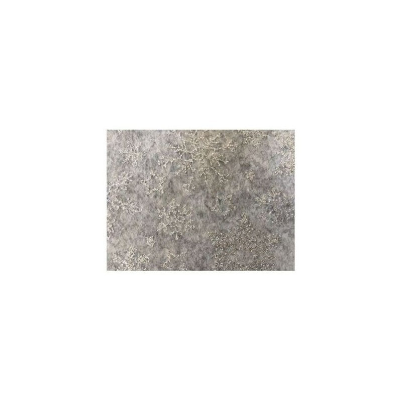 Feltro Stampato “polaris” – Grigio Melange/argento – Renkalik