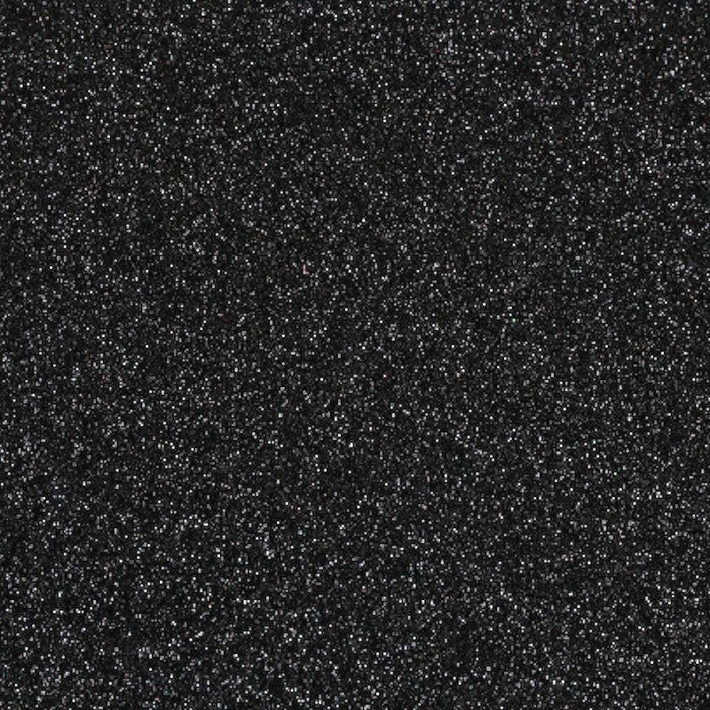 Feltro Stardust Glitter Nero Termoformabile 50x50