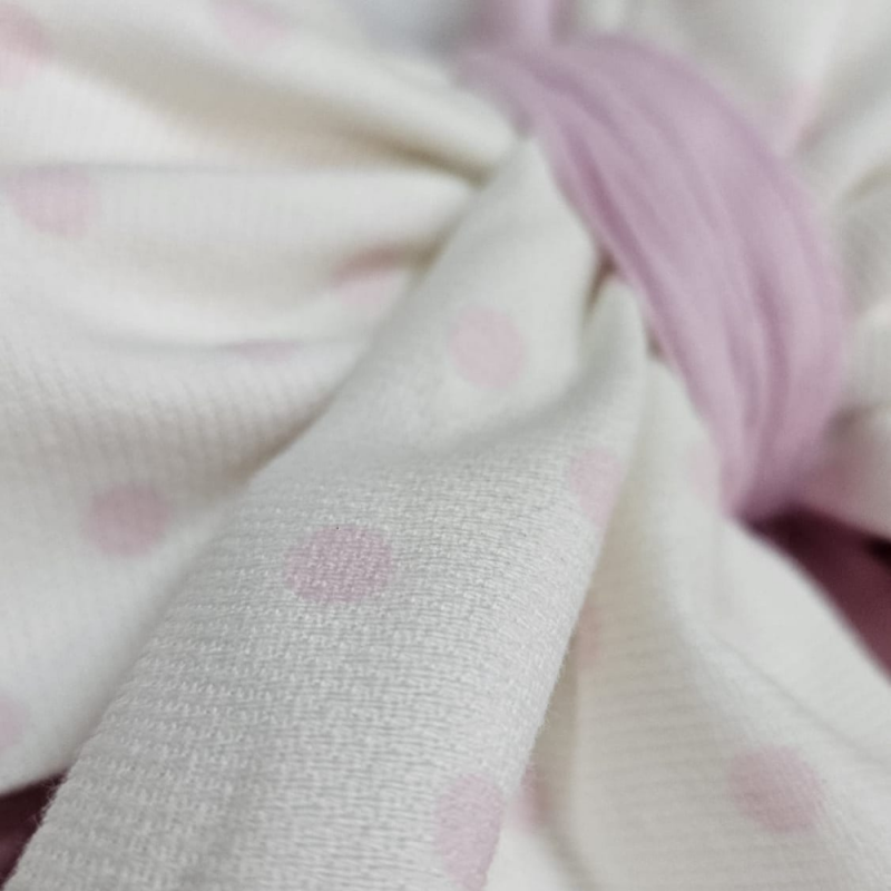 Fiocco Nascita A Pois Rosa