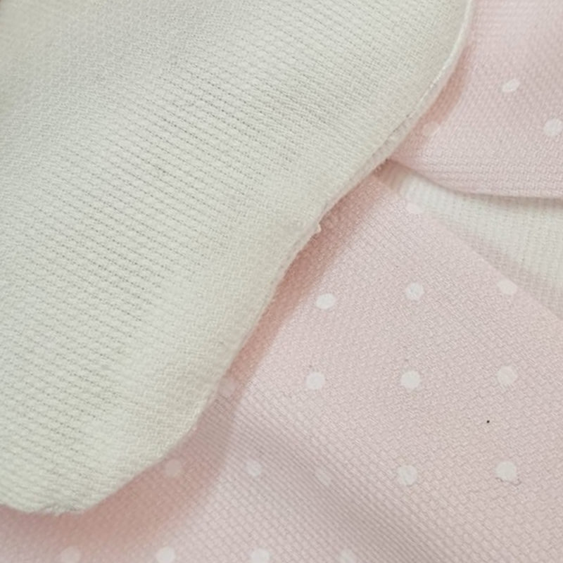 Fiocco Nascita Ballerina Su Nuvoletta - Rosa A Pois