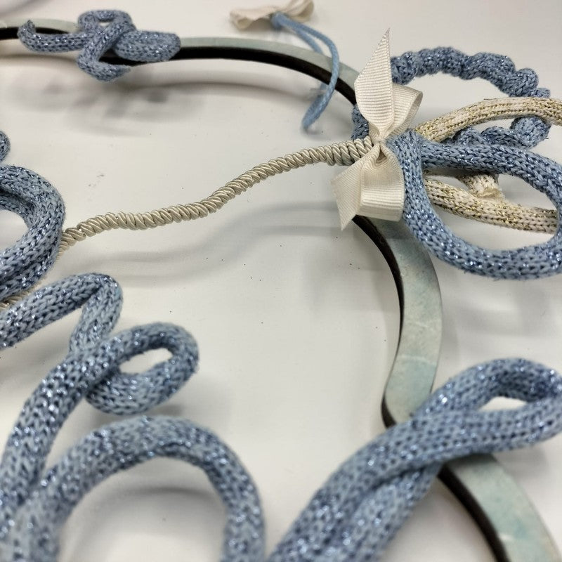 Fiocco Nascita Bimbo Personalizzabile Con Tubolare Stafil Glitter