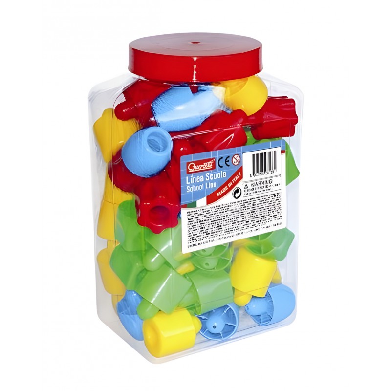 Flacone Chiodoni Assortiti 45mm 60pz – Quercetti 2401