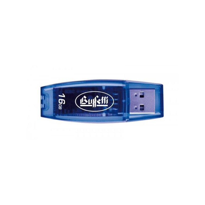Flash Drive Usb Buffetti - 16 Gb - Blu