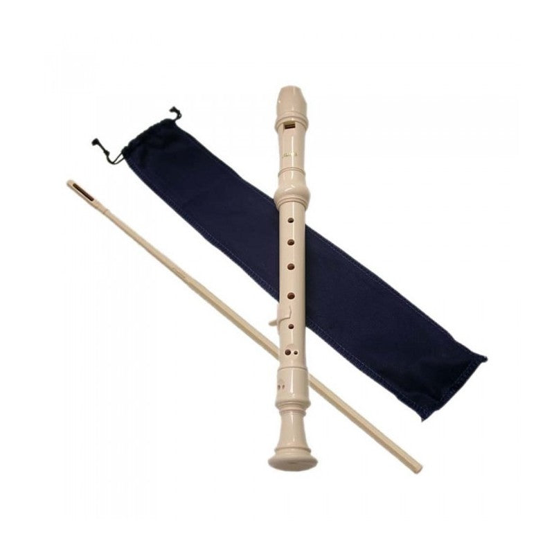 Flauto Aulos G302a Soprano 3p, Colore Avorio