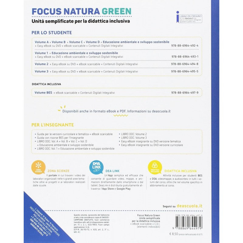 Focus Natura Green. Bes. Per La Scuola Media. Con E-book. Con Espansione Online