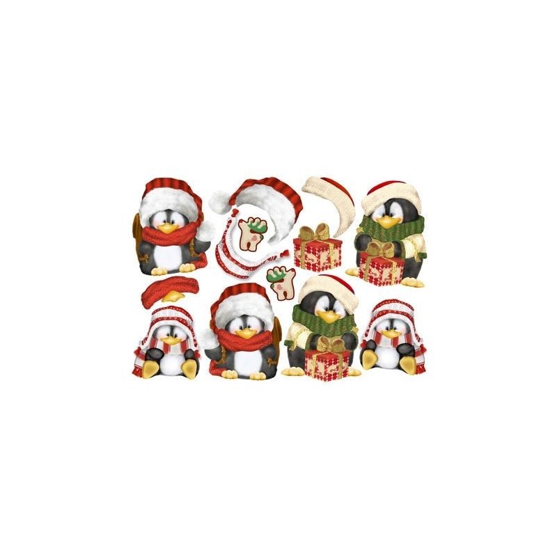 Fommy Deco' Pinguini 20x30 Cm - Renkalik