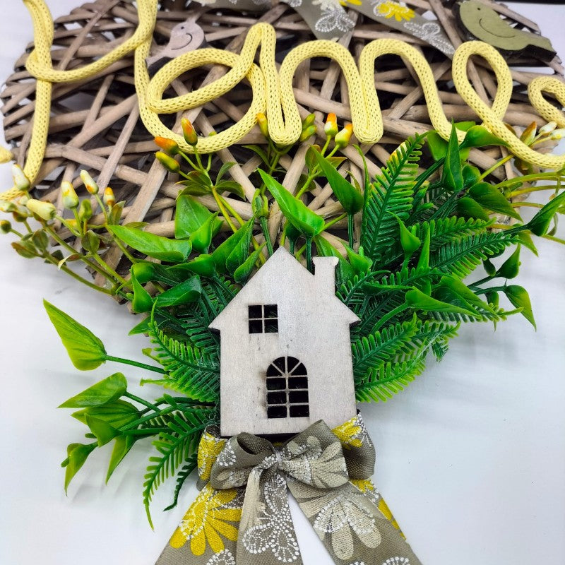 Fuoriporta "home" Con Cuore A Ragnatela E Tubolare Renkalik