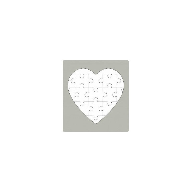 Fustella Alta - Puzzle Cuore 140x152mm Srd018