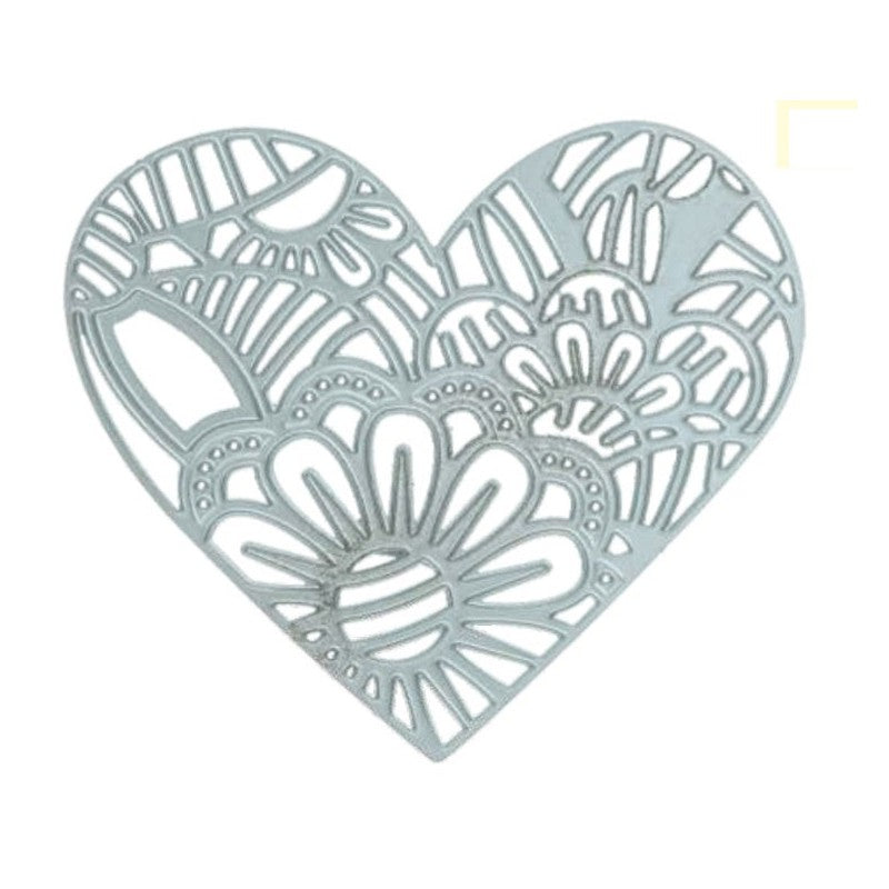 Fustella Sottile - Perforatore Cuore Decorato Pc1225