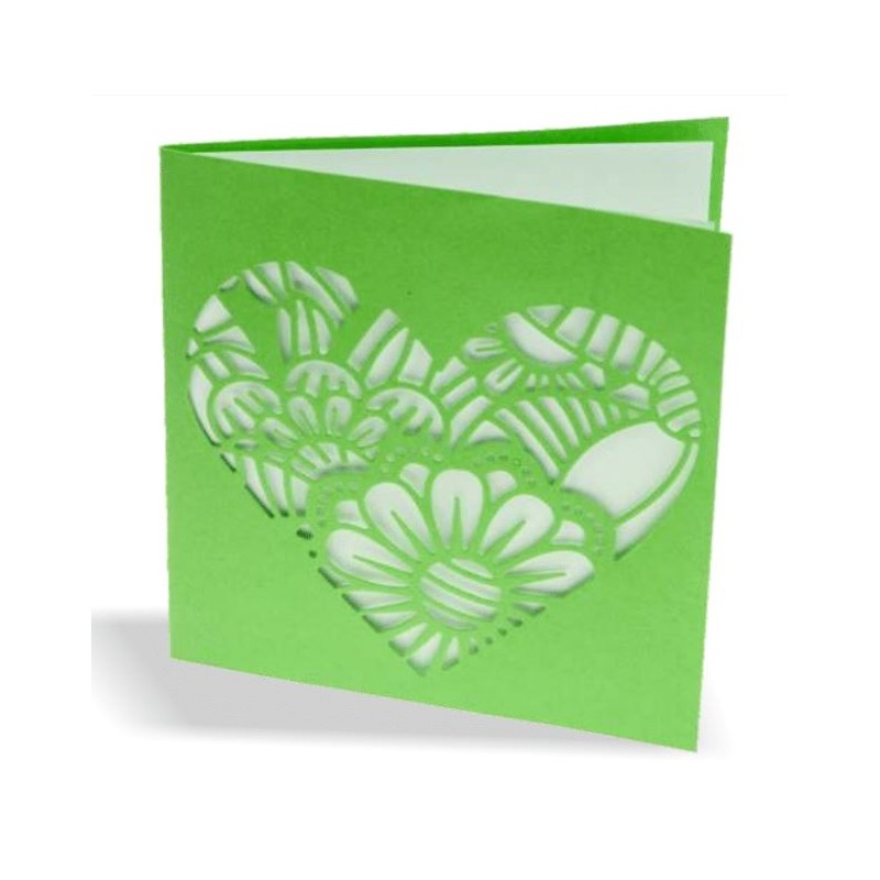 Fustella Sottile - Perforatore Cuore Decorato Pc1225